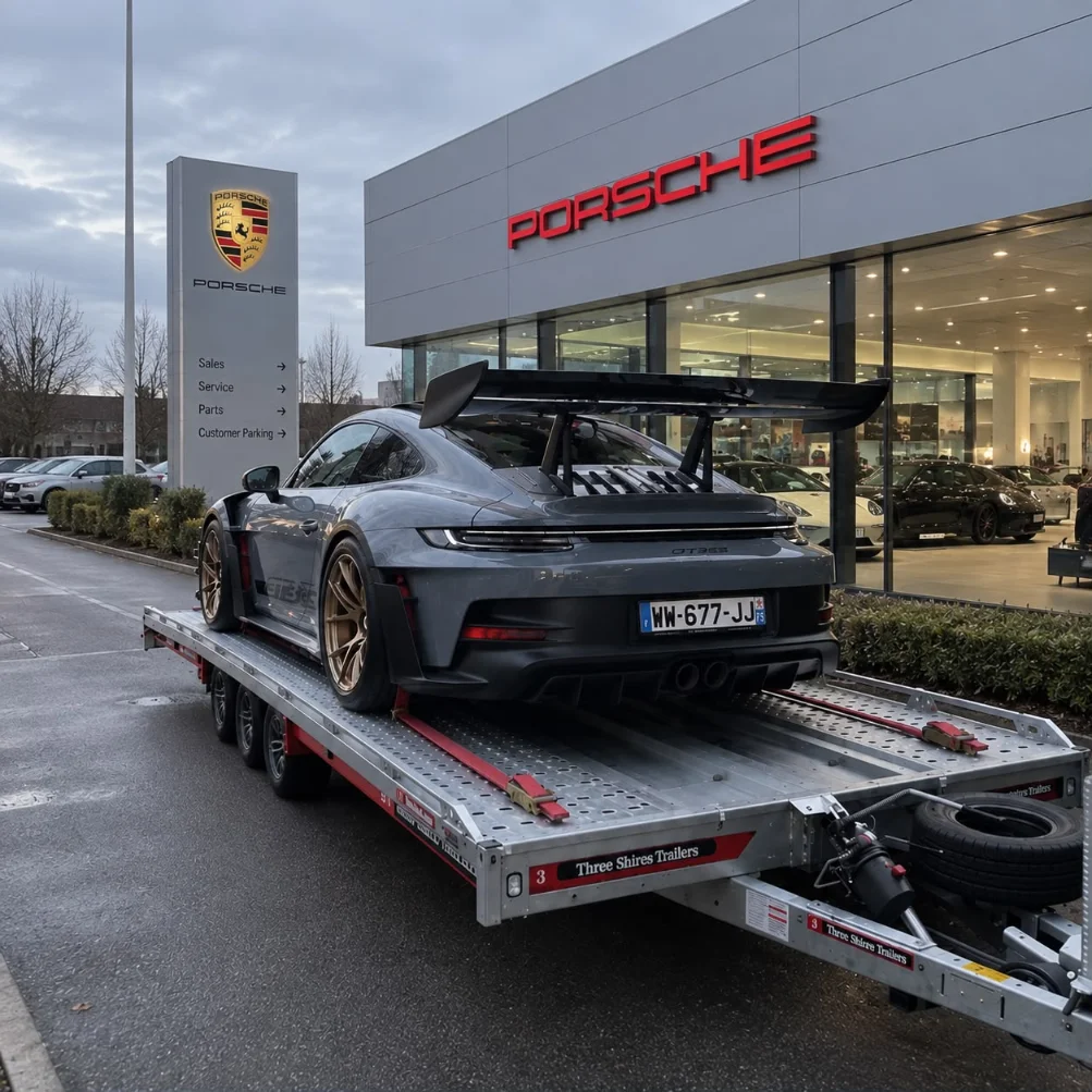 Porsche 911 GT3 RS Recovery at Porsche Dealership