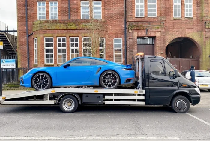 Porsche-911 Luxury Car Towing Leicester